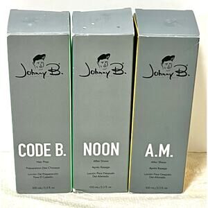 JOHNNY B AFTER SHAVE SPRAY 3.3oz - AM, NOON & Code B hair prep
“Authentic New “